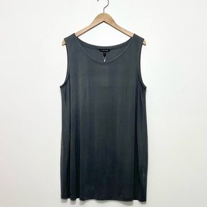 Eileen Fisher System U-Neck Long Tunic in Ash